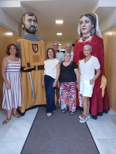 Gegantons de l'any en Carròs.