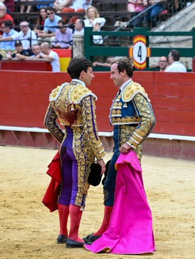 Román i Nek Romero, durant la passada Fira de Juliol de València. / À Punt