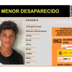 Alerta difundida para localizar al menor de 15 años desaparecido en Alborache. CNDES Alerta difundida para localizar al menor de 15 años desaparecido en Alborache. CNDES
