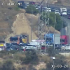 Retenciones de tráfico en la A-70 a su paso por El Bacarot. / DGT