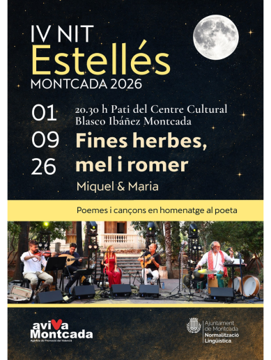 Cartell de la IV Nit Estellés. Cartell de la IV Nit Estellés.