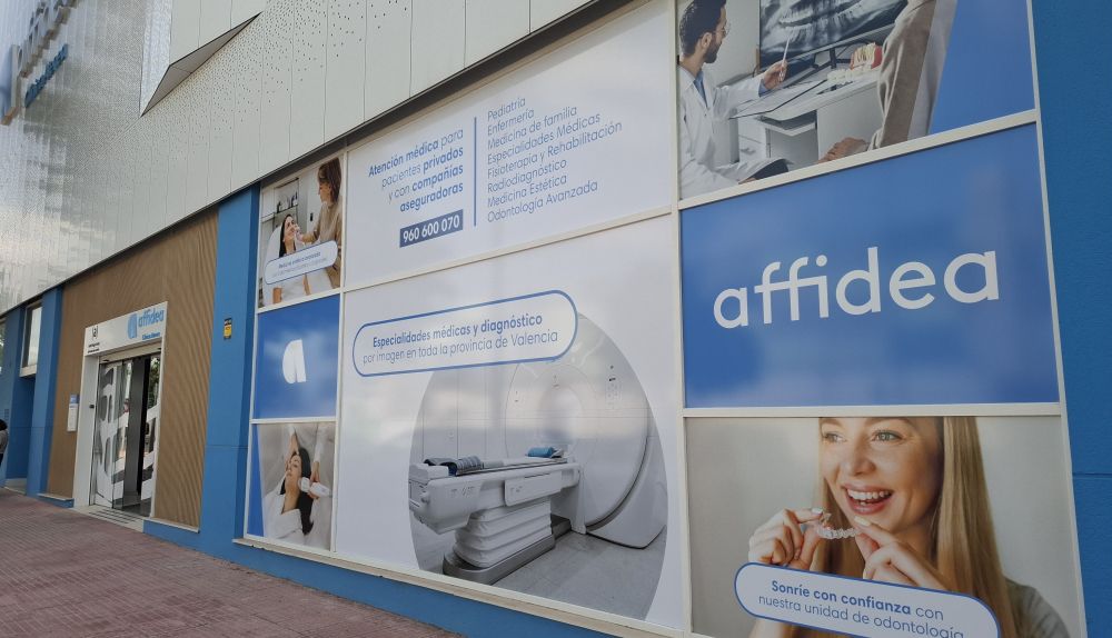 Fachada de la clínica Affidea en L'Eliana, que supera ya los 1.500 metros cuadrados tras su ampliación. / Affidea Fachada de la clínica Affidea en L'Eliana, que supera ya los 1.500 metros cuadrados tras su ampliación. / Affidea