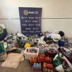 Productos extraídos por la Policía Local de Castelló. Productos extraídos por la Policía Local de Castelló.