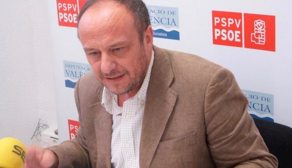 Rafael Rubio, durante una comparecencia con el PSPV-PSOE. / Archivo