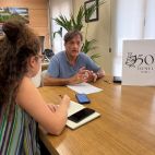 L’alcalde d’Alzira, Alfons Domínguez, durant l’entrevista concendida a El Periódico de Aquí.