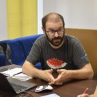 El president de la Mancomunitat de Municipis de la Safor, Jordi Puig, durant l'entrevista concedida a El Periódico de Aquí.