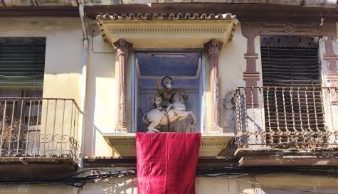 La capelleta de Sant Jaume, al carrer del mateix nom a Nules, on el veïnat recupera la tradicional vela. / Ajuntament de Nules