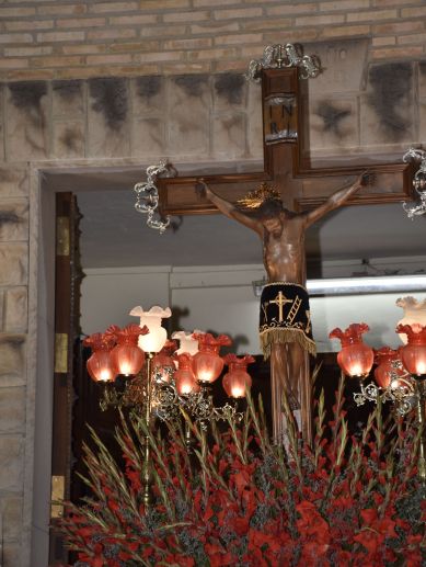 Baixà del Santíssim Crist del Mont Calvari en l'Alcúdia de Crespins.
