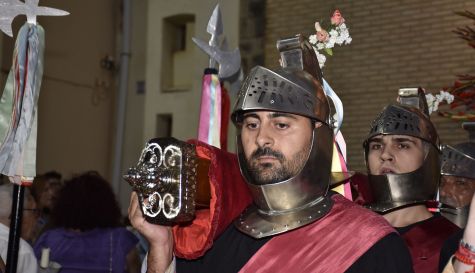 Baixà del Santíssim Crist del Mont Calvari en l'Alcúdia de Crespins.