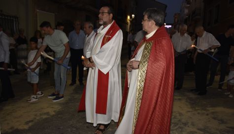 Baixà del Santíssim Crist del Mont Calvari en l'Alcúdia de Crespins.