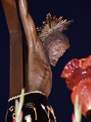 Baixà del Santíssim Crist del Mont Calvari en l'Alcúdia de Crespins.