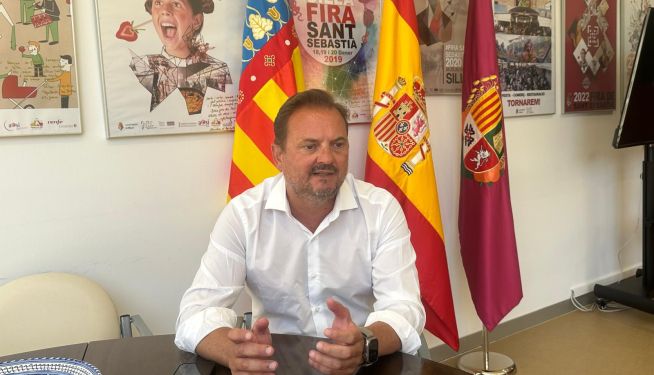 Zaragozá durant un instant de l’entrevista concedida a El Periódico de Aquí.