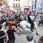 Imagen de archivo de una de las Entradas de Toros y Caballos de Segorbe. Imagen de archivo de una de las Entradas de Toros y Caballos de Segorbe.