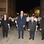 El president de la Diputació de València, Vicent Mompó, al centre, durant la Pujada del Santíssim Crist del Monte Calvari de l’Alcúdia de Crespins. El president de la Diputació de València, Vicent Mompó, al centre, durant la Pujada del Santíssim Crist del Monte Calvari de l’Alcúdia de Crespins.