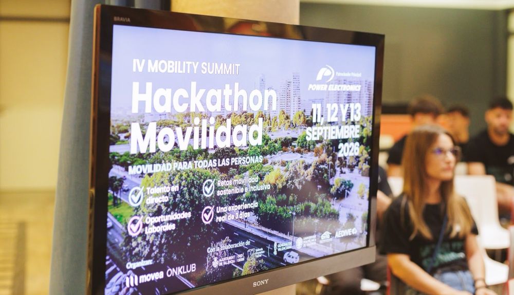 Cartel del IV Mobility Summit, celebrado los días 11, 12 y 13 de septiembre en Valencia. / EPDA Cartel del IV Mobility Summit, celebrado los días 11, 12 y 13 de septiembre en Valencia. / EPDA