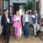 La presidenta y los vicepresidentes de la Diputación de Castellón.