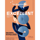 Cartel del concierto Excel·lent, que la Banda Simfònica Unió Musical Casinense ofrecerá el 26 de septiembre en Casinos.
