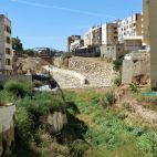 Estado actual del barranco de Chiva tras las obras de emergencia ejecutadas después de la dana de octubre de 2024.