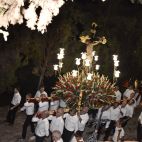 La imagen del Santísimo Cristo de la Providencia durante la tradicional procesión de subida a su ermita en Anna. La imagen del Santísimo Cristo de la Providencia durante la tradicional procesión de subida a su ermita en Anna.