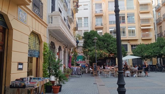 La plaza del ‘Mocadoret’. La plaza del ‘Mocadoret’.