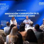 Mesa redonda de Savia Innova 2026 sobre innovación y tecnología aplicada a los cuidados en el ámbito sociosanitario. Mesa redonda de Savia Innova 2026 sobre innovación y tecnología aplicada a los cuidados en el ámbito sociosanitario.