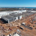 Las obras de la gigafactoría de PowerCo en Sagunt.