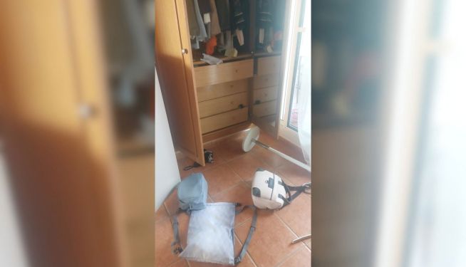 Imagen aportada por de la vecina afectada por un robo en la zona del colegio Iale, entre La Pobla de Vallbona y l'Eliana.