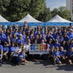 Participantes de una edición anterior de Valencia contra el Cáncer. / Aquaservice