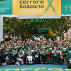 Participantes de la Carrera Solidaria contra la ELA de Fundación Eurocaja Rural.