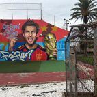 Mural de Ferran Torres en Foios.