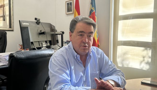 Arturo Ros en un moment de l'entrevista concedida a El Periódico de Aquí.