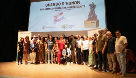 La Fúmiga rep el 20é Guardó d'Honor de la Mancomunitat de la Ribera Alta.