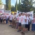 Zarra frena el macrovertedero archivado el proyecto y cancelada la protesta./ Imagen facilitada por la plataforma