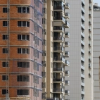 Vista general de obra nueva y en construcción en Valencia.