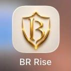 Icono de BR Rise, la aplicación promocionada en estos grupos Icono de BR Rise, la aplicación promocionada en estos grupos