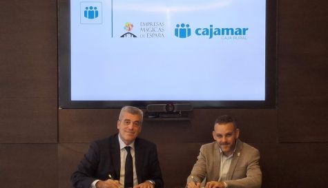 Firma de la incorporación de Cajamar a Empresas Mágicas de España como Empresa Mágica Tractora del sector financiero. / Cajamar