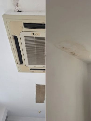 Alzirenys per Alzira denunciava humitats i el mal funcionament de l'ascensor.