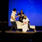 Una de les actuacions a 'Una tardor de teatre' d'Albuixech.