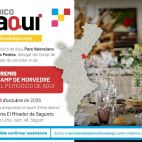 Invitació als XV Premis del Camp de Morvedre, que se celebraran en el Mirador de Sagunt el 28 d'octubre a les 19:30.