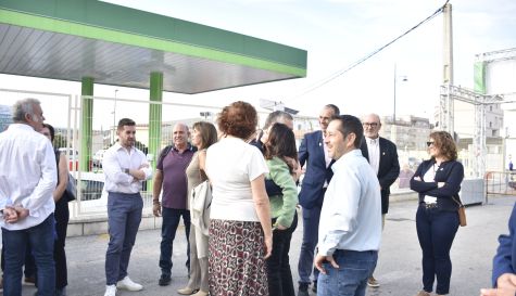 El presidente de la Mancomunitat de La Costera-Canal, José Luis Gijón, ha estado presente durante la inauguración