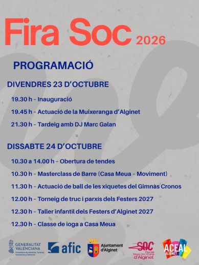 Programació de divendres i dissabte. Programació de divendres i dissabte.