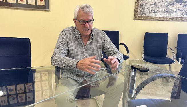 Francisco Javier Puchol en un moment de l'entrevista concedida a El Periódico de Aquí. Francisco Javier Puchol en un moment de l'entrevista concedida a El Periódico de Aquí.