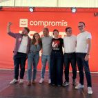 Membres de Compromís en l'Aplec del Puig este diumenge. Membres de Compromís en l'Aplec del Puig este diumenge.