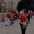 Protesta de la plataforma vecinal Port Saplaya Unida.