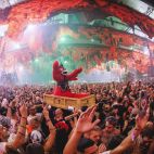 Ambiente en una celebración de Horroween de elrow. / Xavi Torrent