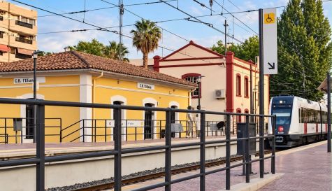 La Generalitat plantea un paso inferior para la estación de metro de l’Eliana.