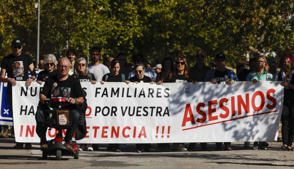 Marcha en memoria de las víctimas de la dana este jueves en Cheste, cuando se cumplen dos años de la dana del 29 de octubre de 2024. / EFE-Kai Försterling Marcha en memoria de las víctimas de la dana este jueves en Cheste, cuando se cumplen dos años de la dana del 29 de octubre de 2024. / EFE-Kai Försterling