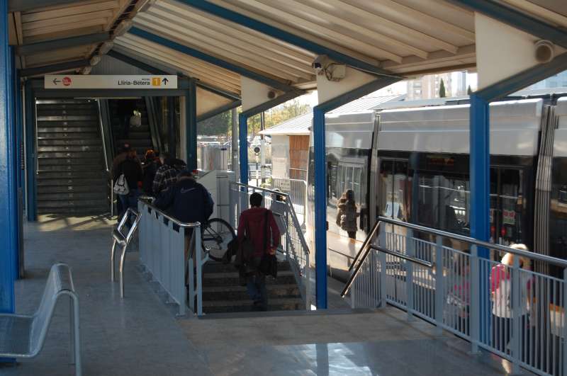 Zona Empalme de Metrovalencia.