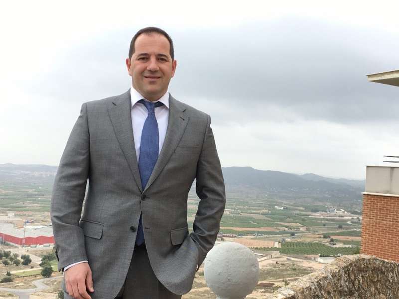 El Coordinador de la agrupación de Cs de Vilamarxant Víctor Sanchis. EPDA