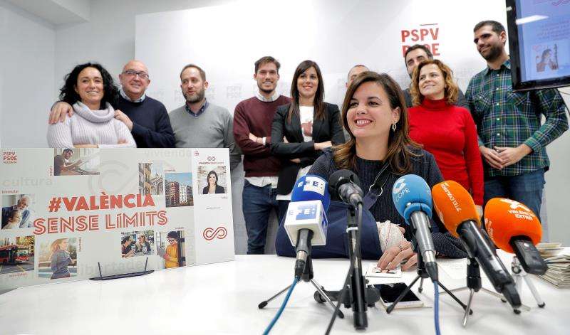 La primera teniente de alcalde y portavoz socialista del Ayuntamiento de València, Sandra Gómez. EFE/Archivo